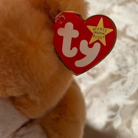 Ty The Beanie Buddies Collection "Hope" Praying Bear (1999) - Picture 4 of 6